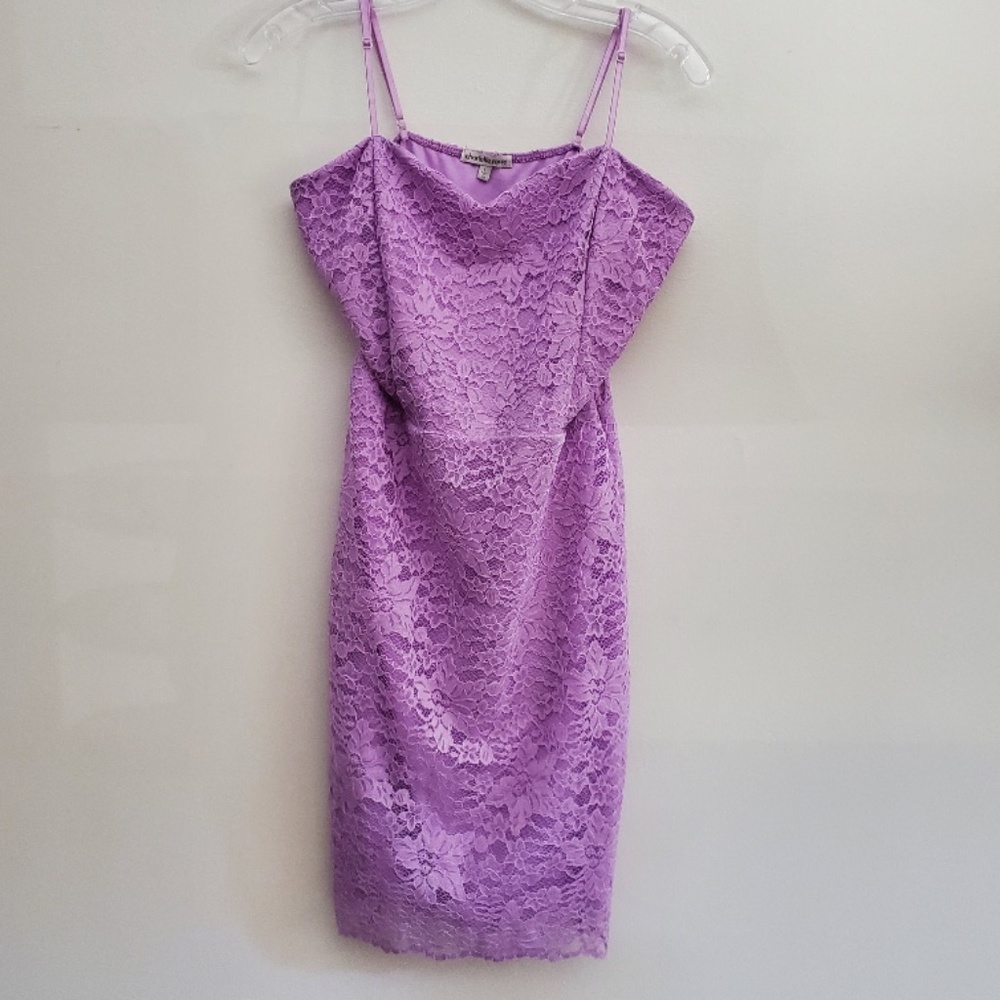 Purple Lace Dress